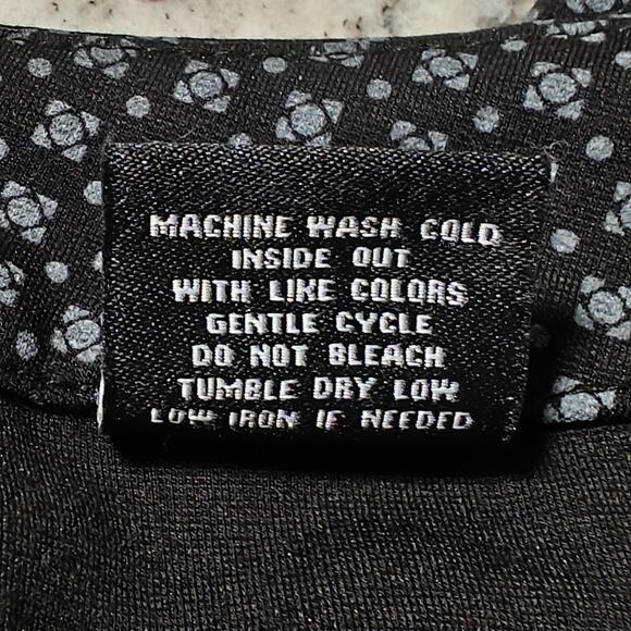 Tinsel Black Gray Print Skinny Pants Women’s Size 31 Stretch Work Career NWT - Picture 8 of 9